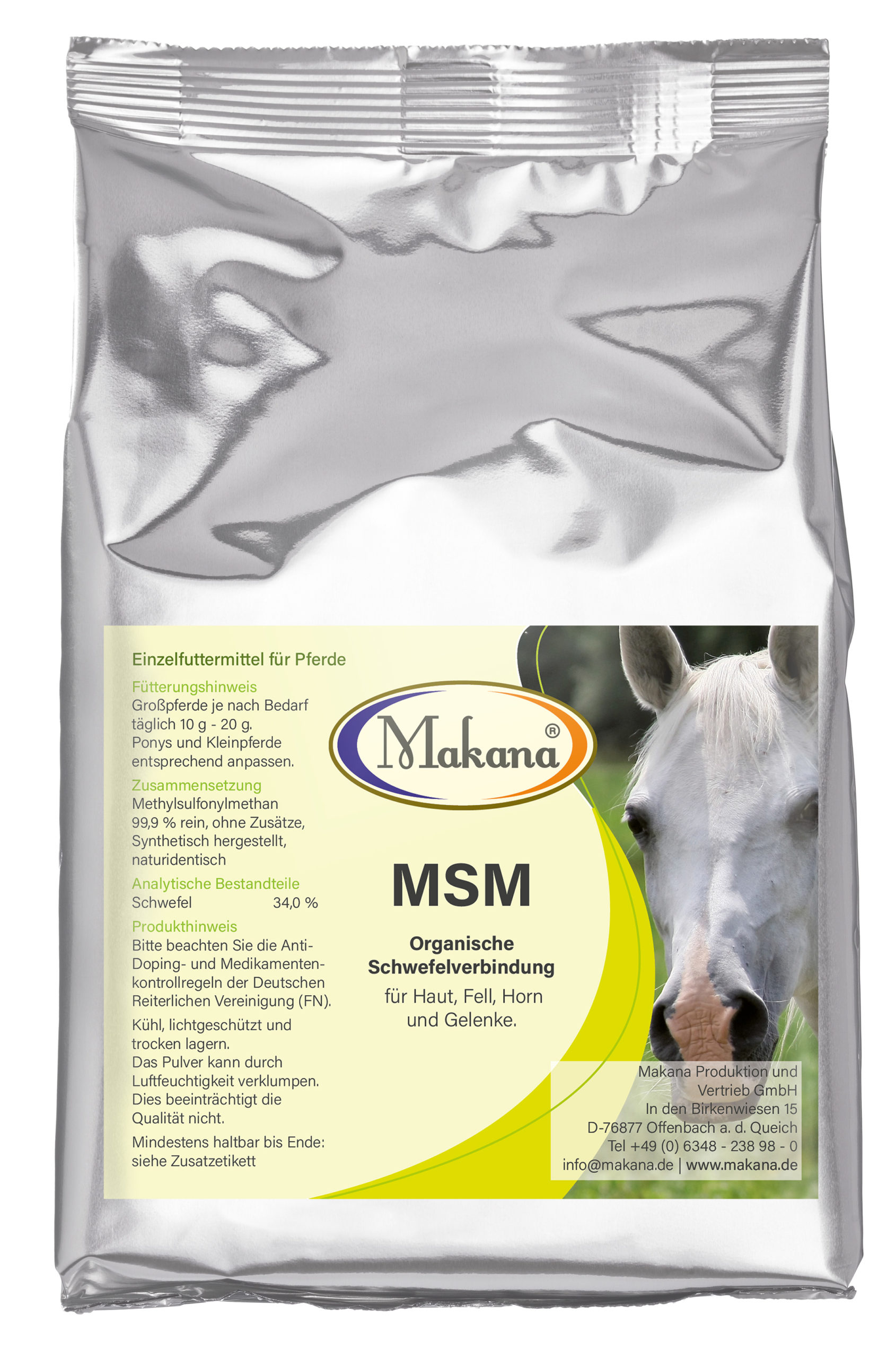 Afstoting Zijn bekend Geavanceerde Makana MSM Poeder Duo - Pure Paardenvoeding
